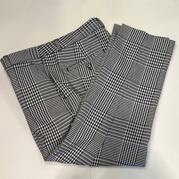 Banana Republic Pants - Banana Republic Avery ankle slacks, 12P, black and white houndstooth